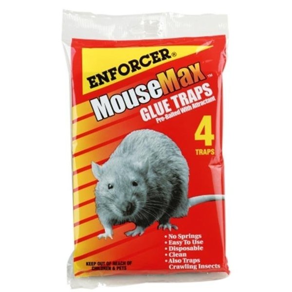 Enforcer Enforcer MM-4 Mouse Glue Trap - 4 Pack MM-4